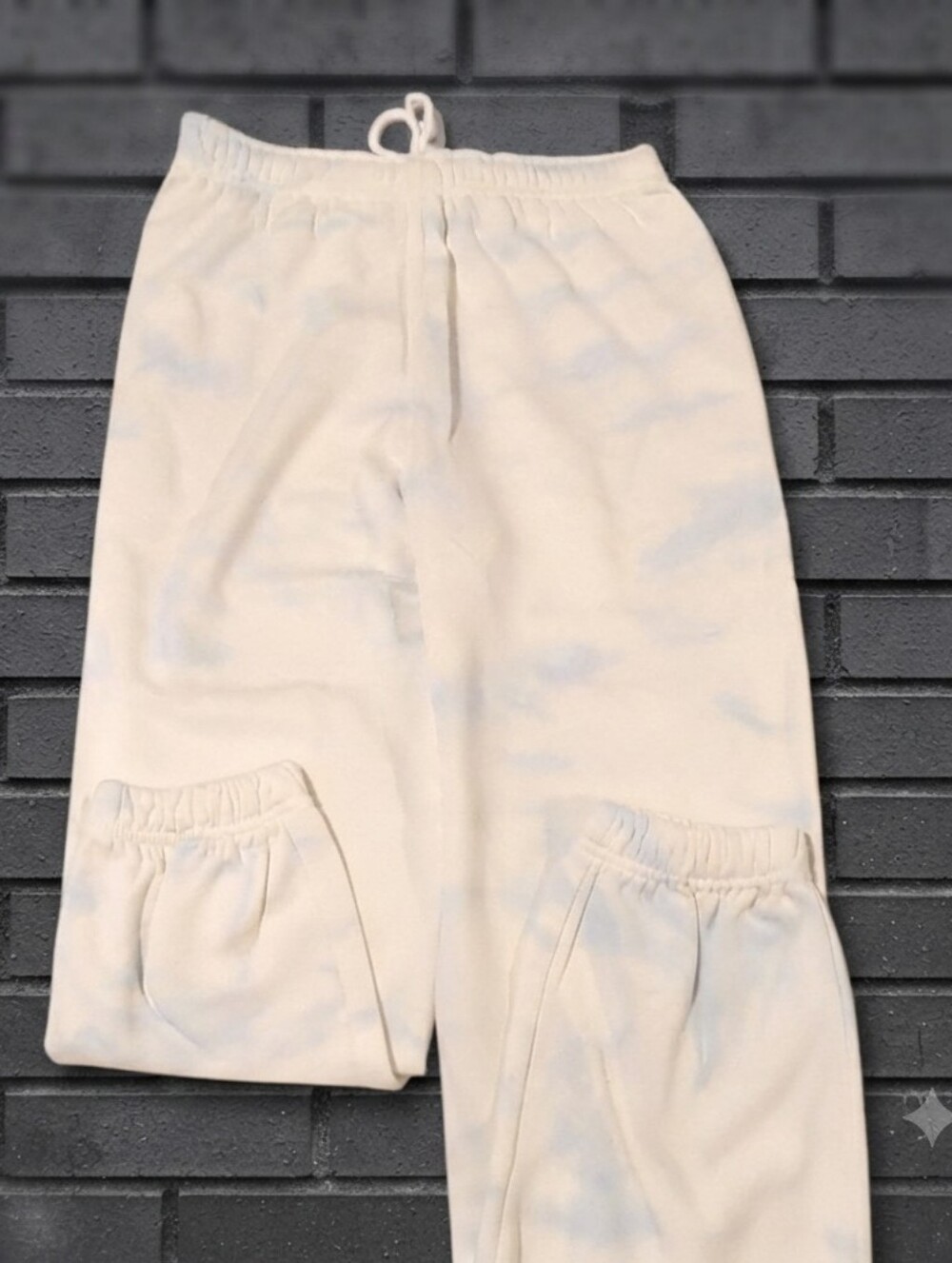 NIA Women's Sky Cotton Jogger Pants Drawstring Elastic Waist
